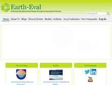 Tablet Screenshot of climate-eval.org